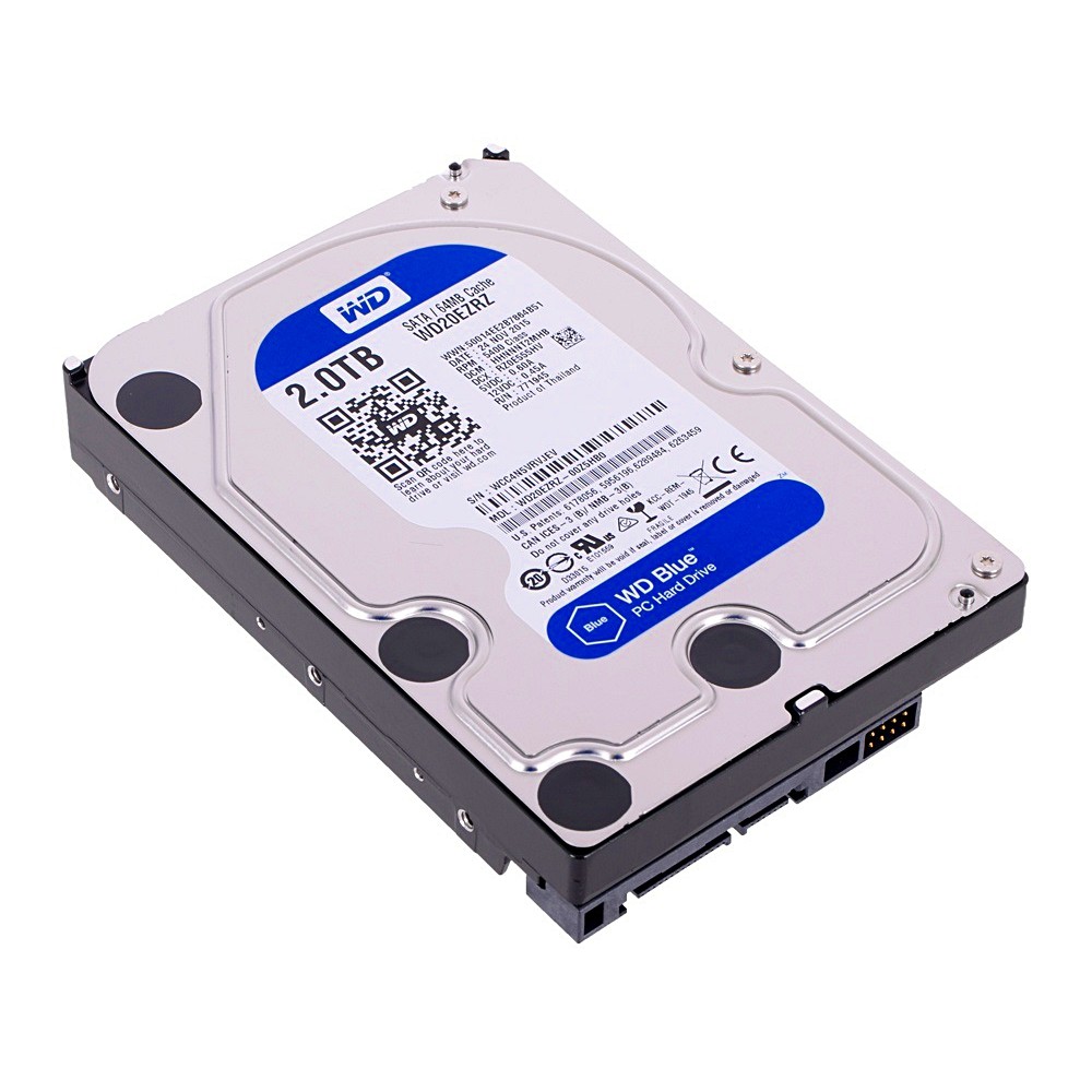 🔥ขายดีมาก🔥 2TB HDD (ฮาร์ดดิสก์) WD BLUE 7200RPM SATA III (WD20EZBX) รับประกัน 3 - Y