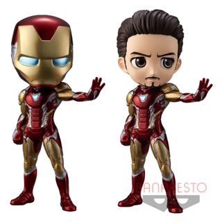 Q Posket MARVEL -IRON MAN- 2 Types Set กล่องไม่สวย Marvel ไอรอนแมน มาร์เวล ฟิกเกอร์แท้ อเวนเจอร์ส Avengers โมเดลฮีโร่