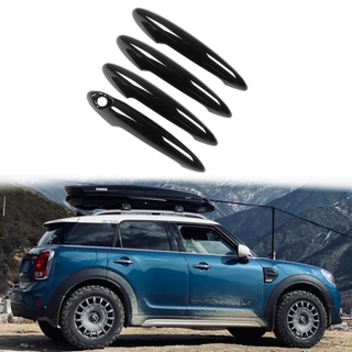 Gjxqnjjjjj ฝาครอบมือจับประตูรถยนต์ สําหรับ MINI R60 COUNTRYMAN Cooper S 11-16 4 ชิ้น ต่อชุด