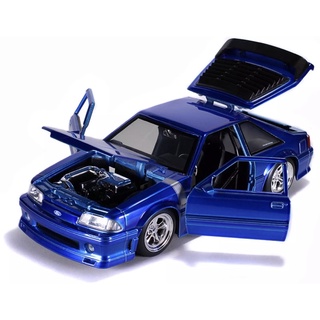 โมเดลรถเหล็กFORD MUSTANG GT(ปี1989)1:24รายละเอียดสวยฝากระโปรงหน้าท้ายประตูข้างสามารถเปิดปิดได้เป็นงานโมเดลสำหรับตั้งโชว์