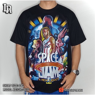 เสื้อยืด พิมพ์ลาย Lebron James Space Jam 2 Bootleg สําหรับผู้ชาย