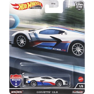 HOTWHEELS PREMIUM รถเหล็ก ของแท้ Culture American Scene Corvette C8.R (HWP2022_#HCK03)