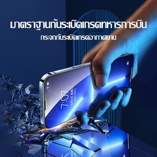 🔥🔥ฟิล์มกระจก For ฟิล์ม iPhone 17 11 13 12 14 15 16 Pro Max XR 7 8 Plus XS Max 6S Plus แบบเต็มจอ ไร้ฝุ่น ความแม่นยําสูง