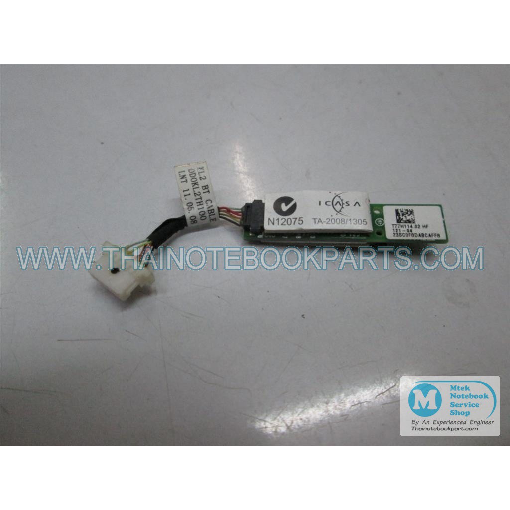 แผงวงจร Bluetooth โน้ตบุ๊ค Lenovo IdeaPad G570, Z470 - T77H114.02 Notebook Bluetooth Module (มือสอง)