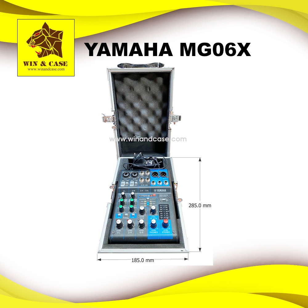 แร็คมิกซ์ YAMAHA MG06X กล่องมิกซ์​ แร็คมิกซ์เซอร์​ กล่องใส่มิกซ์เซอร์ กล่องใส่เครื่องเสียง แร็คเครื่