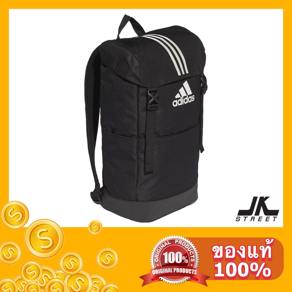 [SOLD OUT] กระเป๋าเป้ adidas 3-STRIPES BACKPACK สีดำ CF3290 ของแท้ ช็อปไทย กระเป๋า เป้