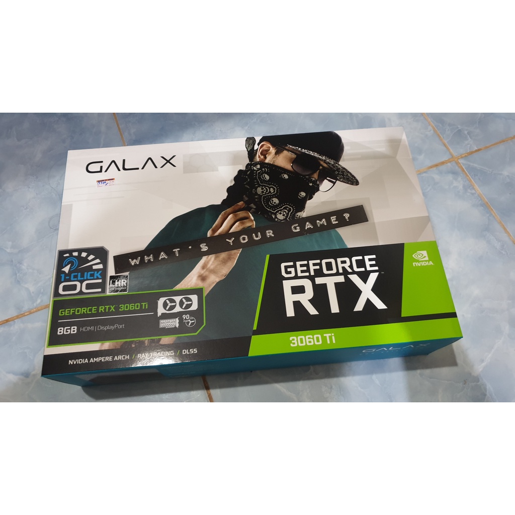 การ์ดจอ GALAX RTX 3060 TI GDDR6 8GB LHR