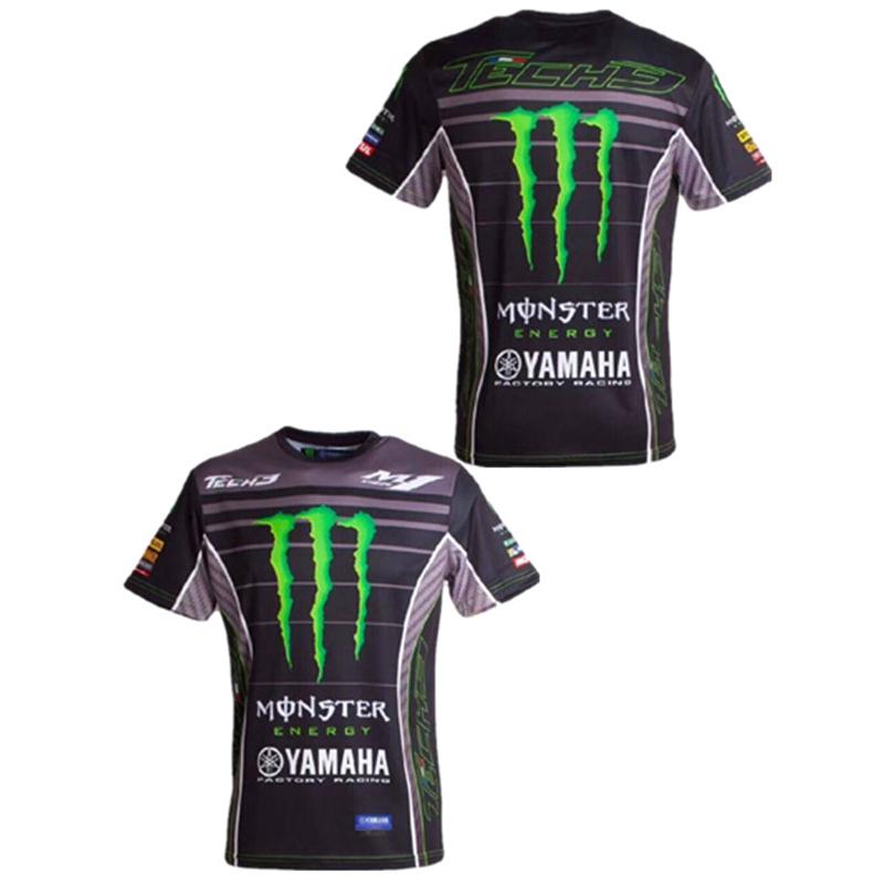 เสื้อยืดแขนสั้นสำหรับรถจักรยานยนต์ Yamaha Moto GP