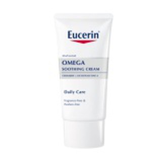 Eucerin OMEGA Soothing Cream 50ml สำหรับผิวแพ้ง่ายและผื่นภูมิแพ้ผิวหนัง