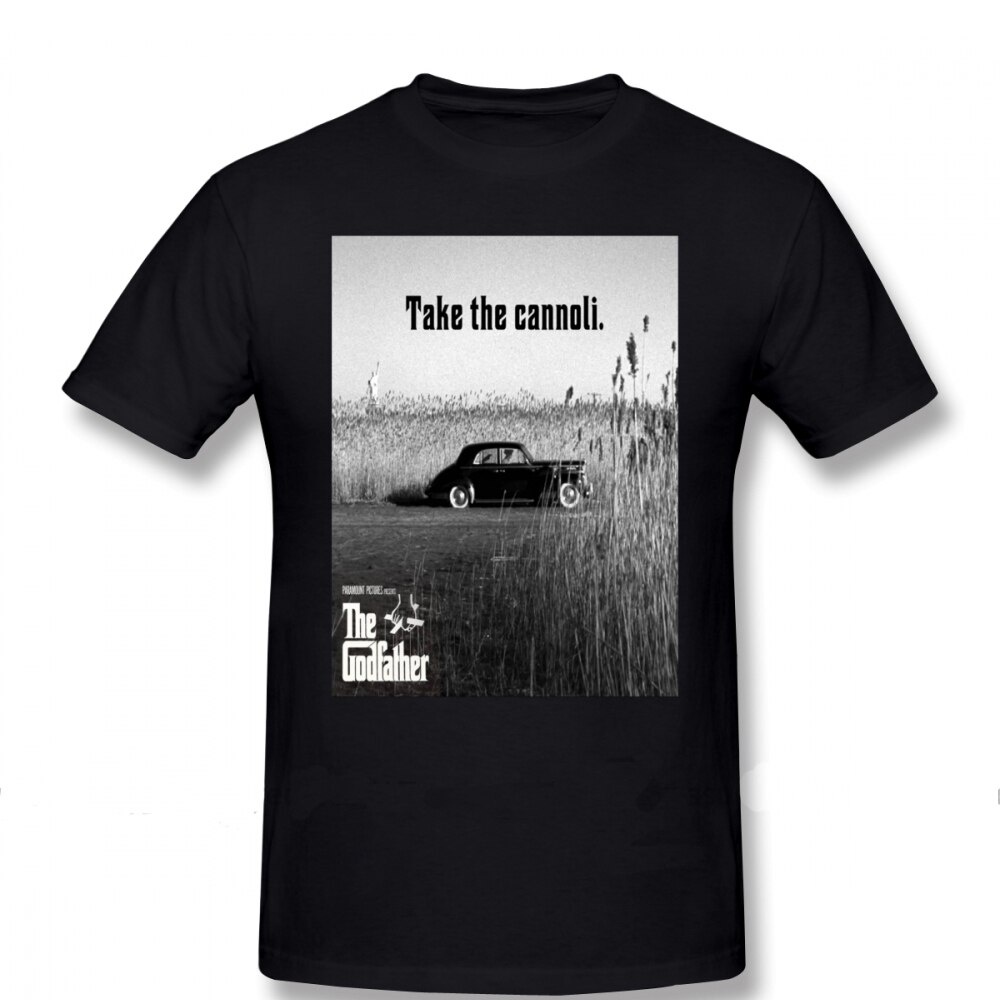 tshirtเสื้อยืด ผ้าฝ้าย 100 พลัสไซซ์ พิมพ์ลายกราฟฟิค The Godfather Take The CannoliS-5XL