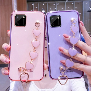 เคสโทรศัพท์มือถือ ซิลิโคนนิ่ม พร้อมสายรัดข้อมือ สําหรับ samsung a03