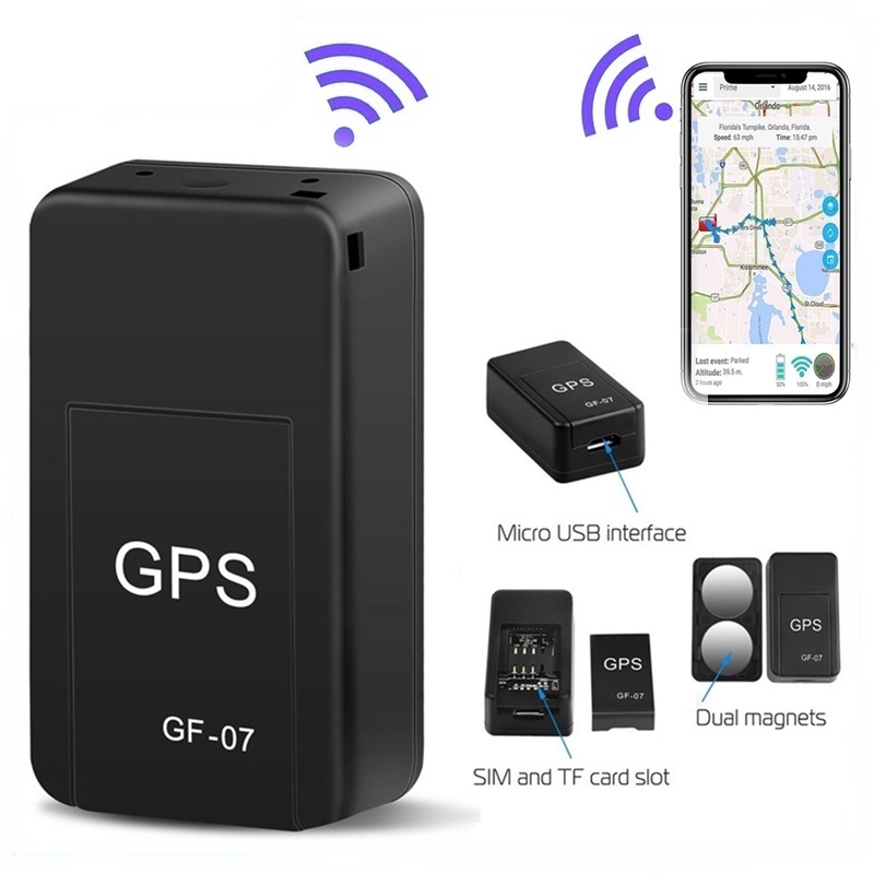 ใหม่ GF07 Magnetic GPS Tracker เครื่องติดตามยานพาหนะแบบเรียลไทม์