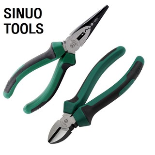 SINUO 6" (150mm.) รุ่น 2ชิ้น Pliers &amp; Cutter 2pcs