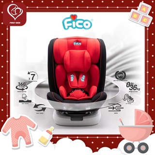 Fico คาร์ซีท รุ่น BXS-223A ISOFIX หมุน 360 องศา สี RED