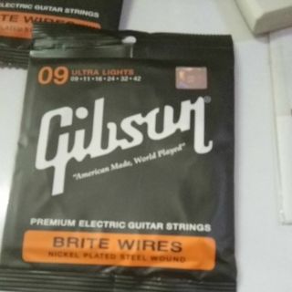 สายกีต้าgibson. ขนาด. 08 09. 10. ใส. กีต้าโปรง กีต้า ไฟฟ้า