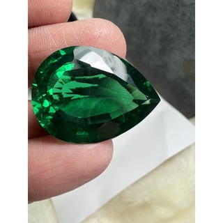 Nano Green  emerald 27x20mm 37 carats