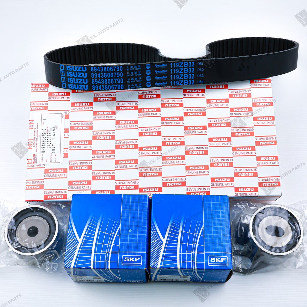 สายพานไทม์มิ่ง+ลูกรอกSKF ISUZU TFR TIMING เครื่อง 4JA1  2.5 , 4JB1  2.8 , 4JG2  3.1 สายพานราวลิ้น