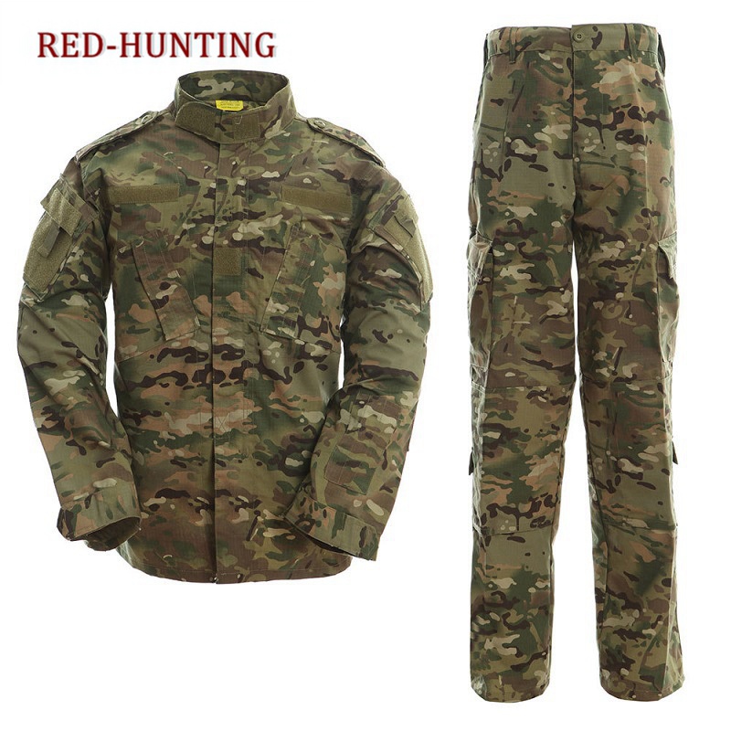 New Desert Amp Jungle Outdoor Camouflage Uniform Tactical Military Uniform Combat Hunting Suit 3844