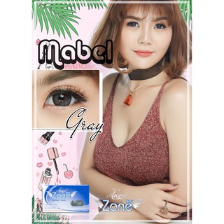 คอนแทคเลนส์รายเดือน Angelzone Color รุ่น Mabel สีเทา (รายเดือน)