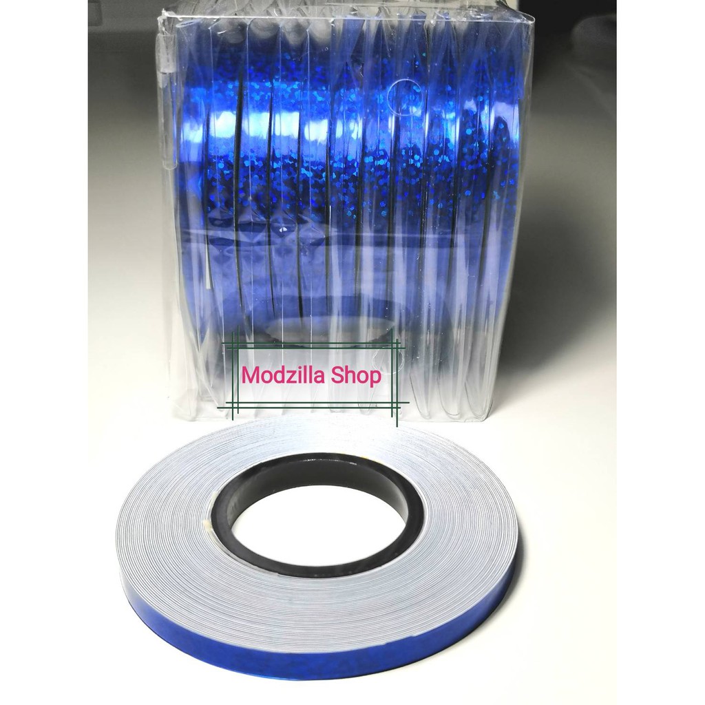 เทปตัดขอบ เทปตีเส้น  เลเซอร์ ขนาด 5 มม. ยาว 8,16 หลา