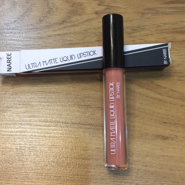 Ultra matte liquid lipstick by NAREE ลิปสติกนารี สีhoney kiss สีส้มนู้ดทาแล้วไม่ป่วย
