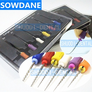 6 pcs/box Dental Endodontics NiTi Hand Use Super Rotary File SX-F3 21mm Dentist Tools Teeth Whitening Material