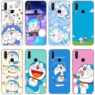 Vivo y20 y12 y15 2020 y83 y95 y11 2019 Case TPU Soft Silicon Protecitve Shell Phone casing Cover Doraemon