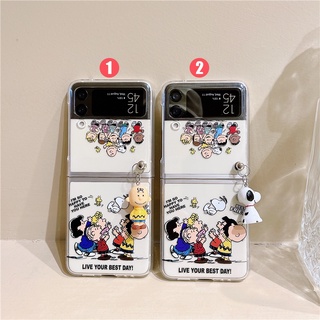 เคสโทรศัพท์มือถือ ลายน่ารัก แฟชั่น สําหรับ Samsung Galaxy Z Flip5 4 3 5Gเคสกันกระแทก พร้อมจี้ สีสันสดใส แบบสร้างสรรค์