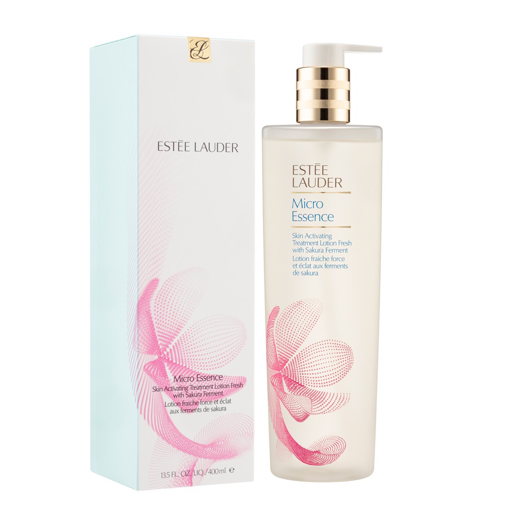 รุ่นใหม่น้ำตบสูตร Estee Lauder MICRO SAKURA ESSENCE 200 ml. และ 400ml ...