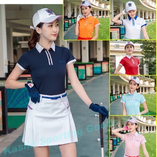 TTYGJ golf clothing POLO shirt Ladies short-sleeved shirt Korean summer sports top OE9R