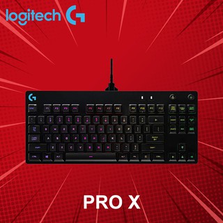 คีย์บอร์ด Logitech รุ่น G Pro X RGB (ภาษาอังกฤษ) ประกันศูนย์ 2 ปี