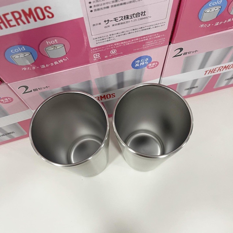 ✅ Thermos Vacuum Insulating Tumbler Japan แพค 2 ใบ 300 ml  จ่ายปลายทางได้ แท้ 