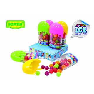 ขนม เยลลี่ เม็ดกลม กลิ่นผลไม้ (กุมมิไอซ์) ตราโรสเซล่า (1 แพ็…