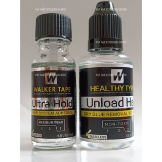 กาวติดวิก + พร้อมน้ำยาล้างกาววิก  กาววิก Walker Ultra Hold แบรนด์นำเข้าจากอเมริกา ของแท้100% ทนน้ำ ทนเหงื่อ