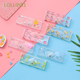 Lollipo1 กล่องใส่แว่นตา แบบพกพา ที่ทนทาน อุปกรณ์เสริมแว่นตา เคสใส สีแคนดี้ แฟชั่น การ์ตูนน่ารัก ที่ใส่แว่นตา