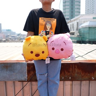 หมอนอิง หน้า Pooh พูห์ &amp; Piglet พิกเล็ต TsumTsum ซูมซูม 11นิ้ว พู หมีพู หมีพูห์ ซูม ซูม