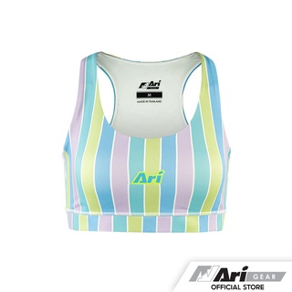 ARI WOMENS COLORPOP RUNNING SPORT BRA - PURPLE/BLACK/MULTICOLOR เสื้อสปอร์ตบรา อาริ คัลเลอร์ป๊อบ สีม่วง