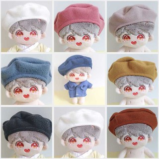 👒พร้อมส่ง👒 ชุดตุ๊กตา 20cm 15cm หมวกตุ๊กตา 20cm 15cm หมวกเบเร่ห์