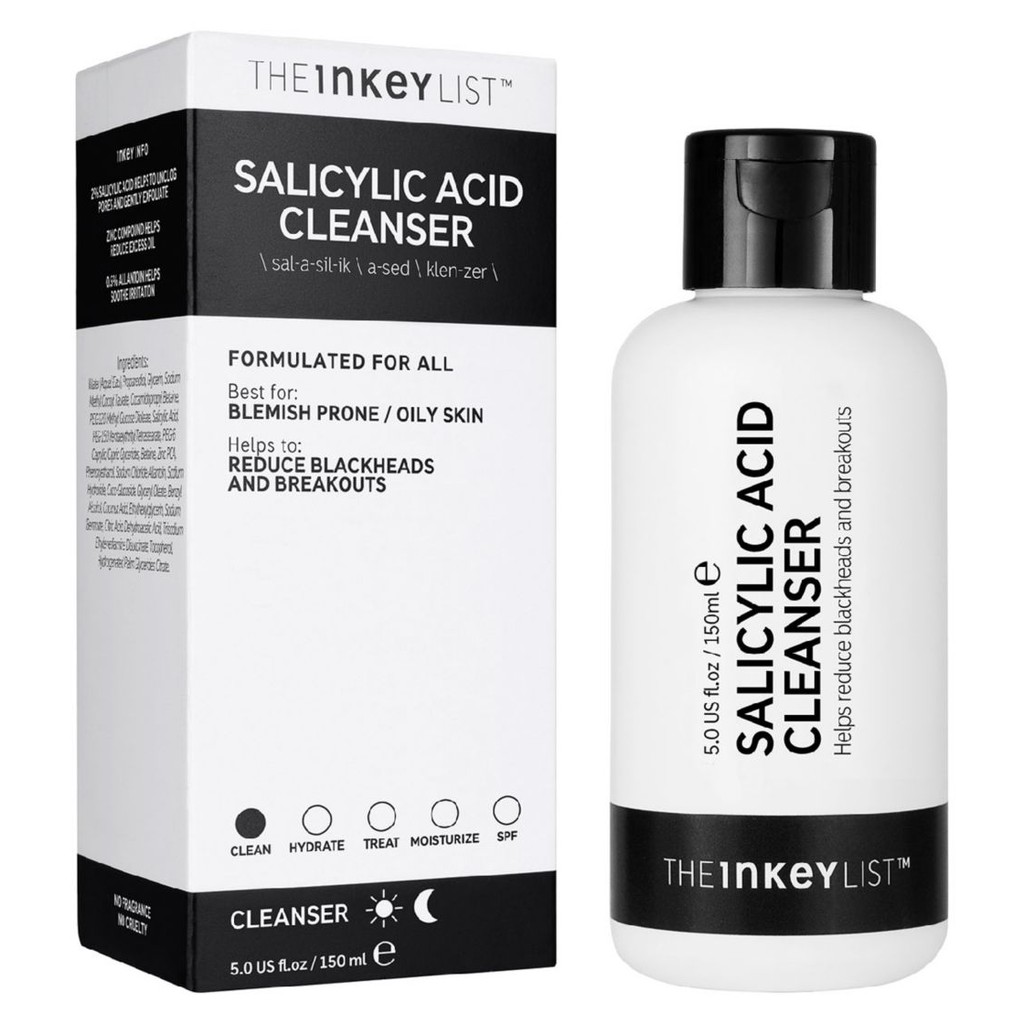 พร้อมส่ง THE INKEY LIST Salicylic Acid Cleanser 150ml Shopee Thailand