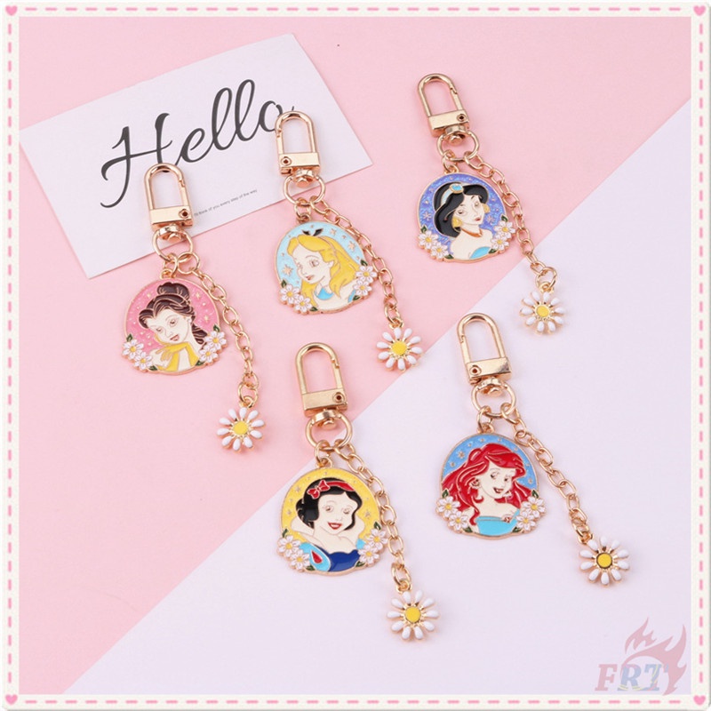✪ Sweet Princess Keychains ✪ 1Pc Flowers Fashion KeyRing Airpods Cases Pendant Bag Accessories Gifts（5 Styles）