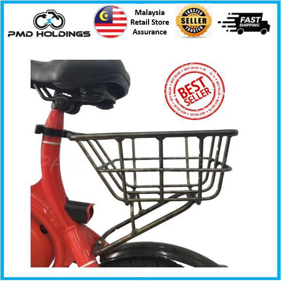 DYU E-Bike ชั้นวางตะกร้าด้านหลัง Bulakang DYU DYU 电动车ตะกร้าโลหะ Rack Escooter สกู๊ตเตอร์ไฟฟ้า Dolphi