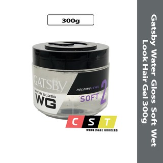 🌟 เจลจัดแต่งทรงผม ผู้ชาย แก๊ซบี้ GATSBY WATER GLOSS HAIR GEL 300กรัม