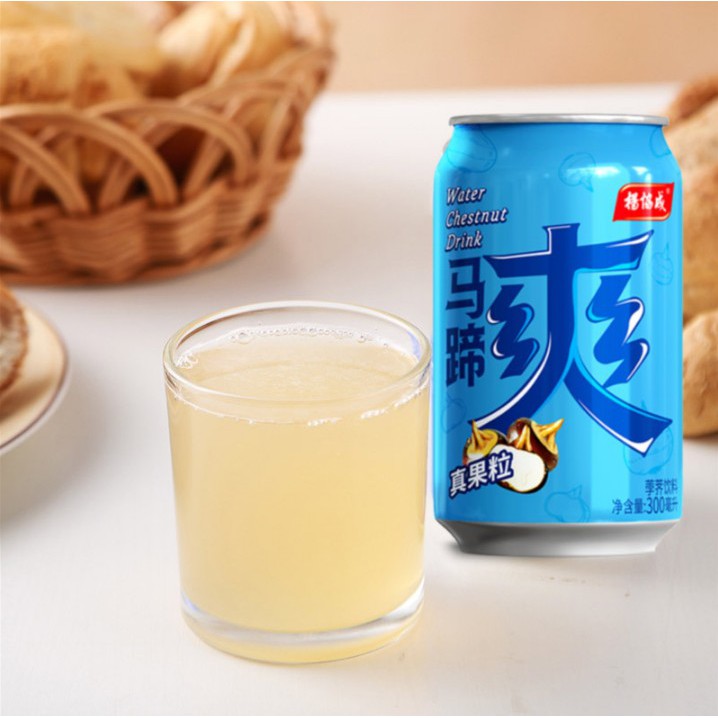 น้ำแห้วผสมเนื้อแห้ว อร่อยสดชื่น ดับกระหาย YEO'S(ยีโอส์) 杨协成马蹄爽 300ml Malamart