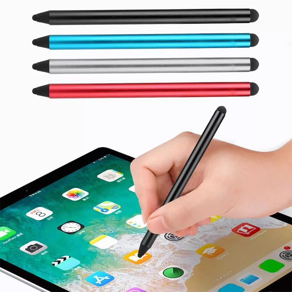 [ลดกระหน่ํา] ปากกาสไตลัส ปากกาทัชสกรีน แบบสองหัว อเนกประสงค์ สําหรับ iPad โทรศัพท์มือถือ ดินสอวาดภาพ หน้าจอสัมผัส