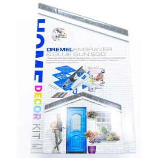 Dremel ชุดเซ็ท G290 เครื่องแกะสลักเดรเมล 290 และปืนยิงกาวร้อนเดรเมล 930 แท่งกาวขนาด7มม. พิเศษแผ่นแพลทและดอกแกะสลัก5ชิ้น