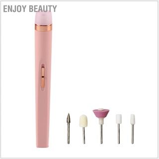 Enjoy Beauty 5 In 1 เครื่องสว่านไฟฟ้า แบบพกพา ชาร์จ Usb พร้อมไฟ Led