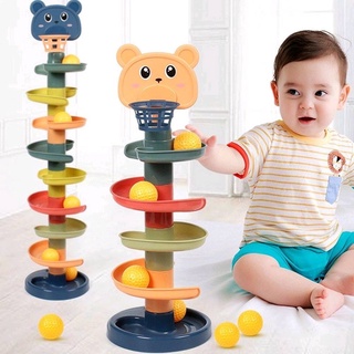 ของเล่นเด็กบอลกลิ้ง 7ชั้น ของเล่นเสริมพัฒนาการ Ball Tower