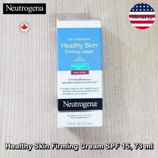 Neutrogena® Healthy Skin Firming Cream SPF 15, 73 ml นูโทรจีนา ครีมบำรุงผิวหน้า ผสมกันดด