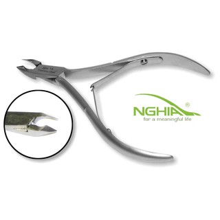 กรรไกรตัดหนังสแตนเลสไม่เป็นสนิม คมนาน เบามือ คุ้มค่า NGHIA Cuticle Nippers Jaw 12,14 stainless steel