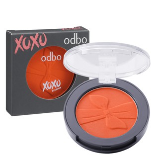 Odbo XOXO BLUSHER โอดีบีโอ เอ็กซ์โอเอ็กซ์โอ บลัชเชอร์ เนื้อละเอียดนุ่มละมุน เม็ดสีแน่นเกลี่ยง่าย เรียบเนียนไปกับผิว